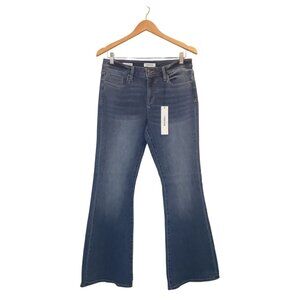 Vigoss Marley Mid-Rise Boot Cut Jeans Women's Size 28 in Indigo Blue Denim NWT